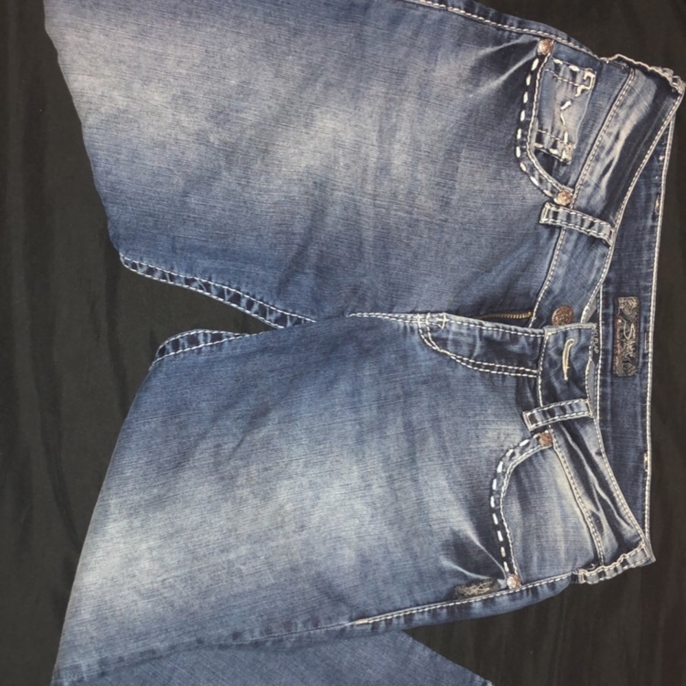 Silver Suki Flap Capri